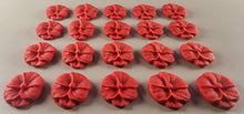 20 x Edible 3D 20mm flower flowers icing toppers, cake cupcakes decorations T028