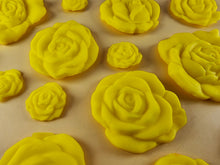 15 x Edible 3D Mixed Roses flowers Set, icing toppers, cake cupcakes decorations T077