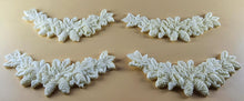 4 x Edible 3D 110mm Garlands, Christmas icing toppers, cake cupcakes decorations T097
