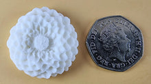 15 x Edible 3D Large Dahlia flowers, icing toppers, cake cupcakes decorations T078