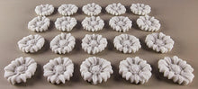 20 x Edible 3D 20mm flower flowers icing toppers, cake cupcakes decorations T020
