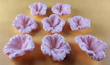 9 x Edible 3D 38mm Hibiscus flower flowers, icing toppers, cake cupcakes decorations T035