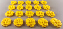 20 x Edible 3D 20mm flower flowers icing toppers, cake cupcakes decorations T028