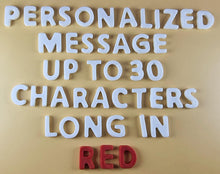 Up to 30 Edible 3D 20mm Personalized Letters, Text, icing toppers, cake cupcakes decorations T085