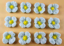 12 x Edible 3D 20mm flowers icing toppers, cake cupcakes decorations T106