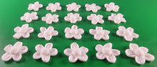 20 x Edible 3D 22mm flower flowers icing toppers, cake cupcakes decorations T026