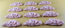 12 x Edible 3D 55mm Rose Bunches, icing toppers, cake cupcakes decorations T080