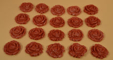 20 x Edible 3D 24mm medium roses flowers icing toppers, cake cupcakes decorations T002