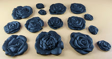 15 x Edible 3D Mixed Roses flowers Set, icing toppers, cake cupcakes decorations T077
