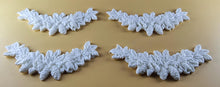 4 x Edible 3D 110mm Garlands, Christmas icing toppers, cake cupcakes decorations T097