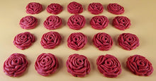 20 x Edible 3D 25mm roses rose flowers icing toppers, cake cupcakes decorations T008