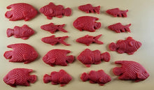18 x Edible 3D 40mm Fish Set, icing toppers, cake cupcakes decorations T073
