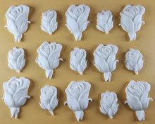 15 x Edible 3D 30mm Rose Bud Set, icing toppers, cake cupcakes decorations T074