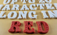 20 x Edible 3D 25mm Personalized Letters, Text, icing toppers, cake cupcakes decorations T084