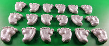 18 x Edible 3D 30mm Baby Feet icing toppers, cake cupcakes decorations T041