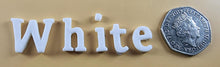 25 x Edible 3D Personalized Cumbria Font Text, icing toppers, cake cupcakes decorations T082