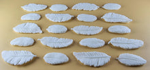 20 x Edible 3D 50mm Feather Set, icing toppers, cake cupcakes decorations T075