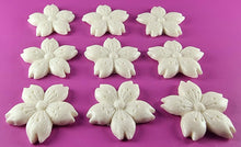 9 x Edible 3D 40mm Cherry Blossoms icing toppers, cake cupcakes decorations T051