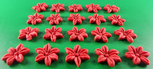 20 x Edible 3D 20mm flower flowers icing toppers, cake cupcakes decorations T034