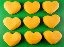 9 x Edible 3D 40mm Hearts icing toppers, cake cupcakes decorations T060