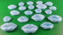 20 x Edible 3D 25mm Mixed Size Lips icing toppers, cake cupcakes decorations T050