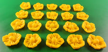 20 x Edible 3D 20mm flower flowers icing toppers, cake cupcakes decorations T032