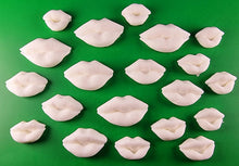 20 x Edible 3D 25mm Mixed Size Lips icing toppers, cake cupcakes decorations T050