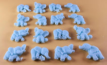 16 x Edible 3D 25mm Elephant Set, icing toppers, cake cupcakes decorations T071