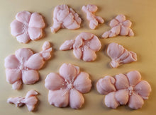 10 x Edible 3D 50mm Cherry Blossom Flowers icing toppers, cake cupcakes decorations T056