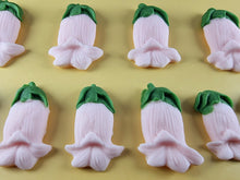 18 x Edible 3D 55mm Bluebell flowers icing toppers, cake cupcakes T119