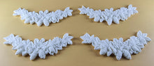 4 x Edible 3D 110mm Garlands, Christmas icing toppers, cake cupcakes decorations T097