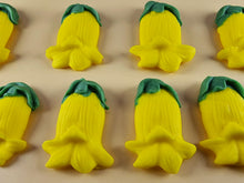 18 x Edible 3D 55mm Bluebell flowers icing toppers, cake cupcakes T119