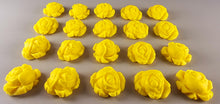 20 x Edible 3D 23mm high detail roses rose flowers icing toppers, cake cupcakes decorations T018