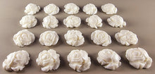 20 x Edible 3D 23mm high detail roses rose flowers icing toppers, cake cupcakes decorations T018