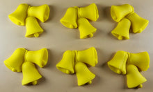 6 x Edible 3D 55mm Jingle Bells, Christmas icing toppers, cake cupcakes decorations T095