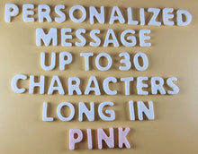 Up to 30 Edible 3D 20mm Personalized Letters, Text, icing toppers, cake cupcakes decorations T085