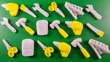 18 x Edible 3D 25mm Mixed Tool set icing toppers, cake cupcakes T125