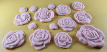 15 x Edible 3D Mixed Roses flowers Set, icing toppers, cake cupcakes decorations T077