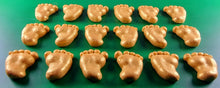 18 x Edible 3D 30mm Baby Feet icing toppers, cake cupcakes decorations T041