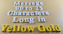25 x Edible 3D Personalized Times New Roman Font, icing toppers, cake cupcakes decorations T083