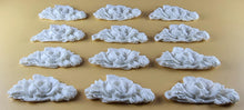 12 x Edible 3D 55mm Rose Bunches, icing toppers, cake cupcakes decorations T080