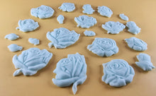 20 x Edible 3D 33mm Mixed Rose Set, icing toppers, cake cupcakes decorations T089