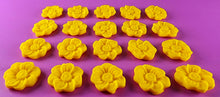 20 x Edible 3D 22mm flower flowers icing toppers, cake cupcakes decorations T025