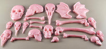 20 x Edible 3D 50mm Skull and Bones set icing toppers, cake cupcakes decorations T057