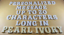 20 x Edible 3D 25mm Personalized Letters, Text, icing toppers, cake cupcakes decorations T084
