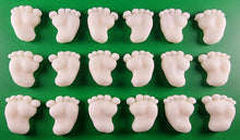 18 x Edible 3D 30mm Baby Feet icing toppers, cake cupcakes decorations T041