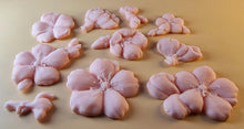 10 x Edible 3D 50mm Cherry Blossom Flowers icing toppers, cake cupcakes decorations T056