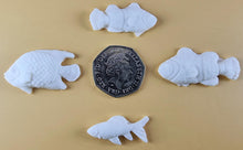 18 x Edible 3D 40mm Fish Set, icing toppers, cake cupcakes decorations T073
