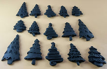 15 x Edible 3D 45mm Christmas Trees, icing toppers, cake cupcakes decorations T088
