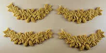 4 x Edible 3D 110mm Garlands, Christmas icing toppers, cake cupcakes decorations T097